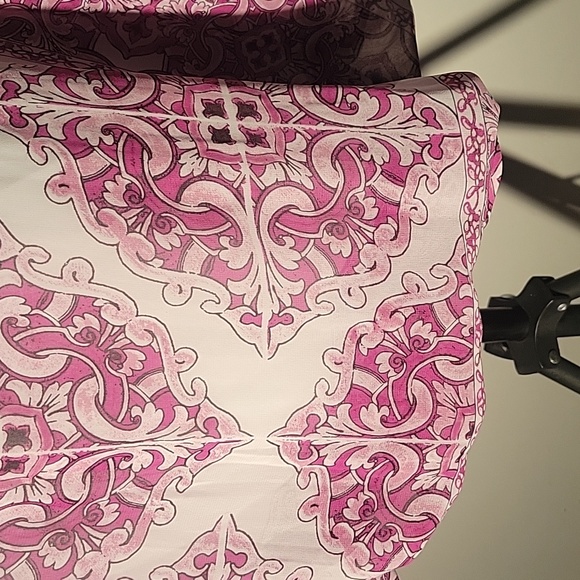 Alfani Womens Printed Diamond Mosaic Orchid Dolman-Sleeve, Bubble-Hem Blouse, 2X - Picture 4 of 10